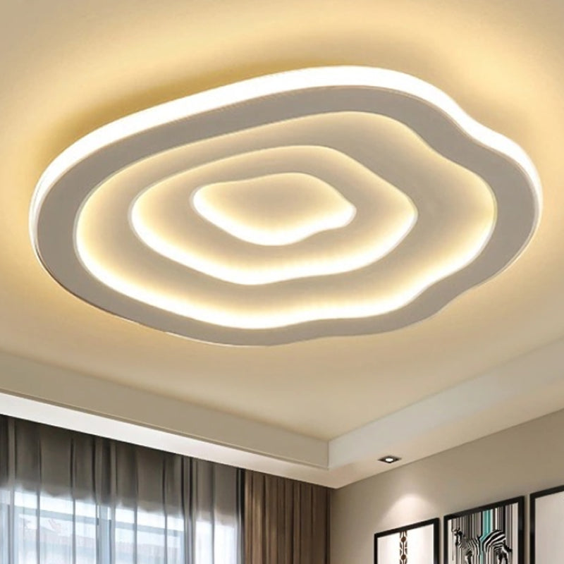 Golvend Acryl Plafondlamp - LED Wit Flushmount Warm/Wit Licht
