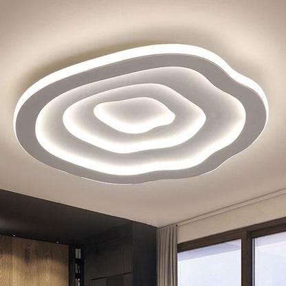 Golvend Acryl Plafondlamp - LED Wit Flushmount Warm/Wit Licht