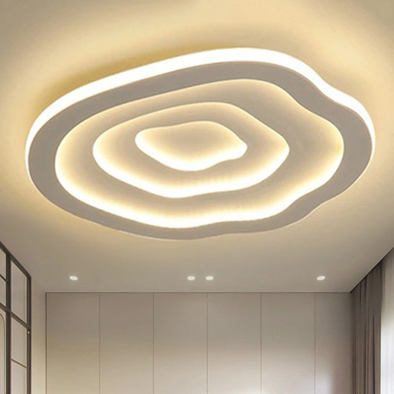 Golvend Acryl Plafondlamp - LED Wit Flushmount Warm/Wit Licht