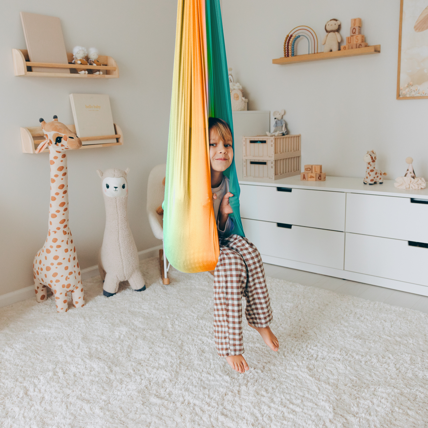 Hangnet – Emotionele ontwikkeling, veilig en comfortabel – Ideaal voor thuis