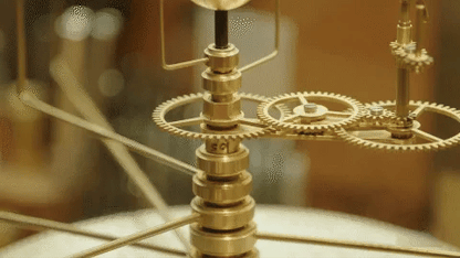 KosmosMaster Grand Orrery – Handgemaakt Zonnestelselmodel met 28 Manen en 9 Planeten