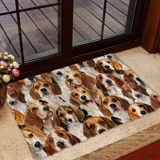 Groepje Beagles Deurmat
