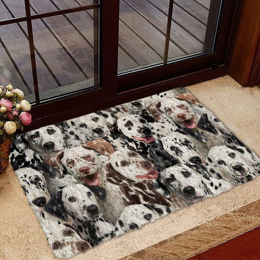 Groepje Dalmatians Deurmat