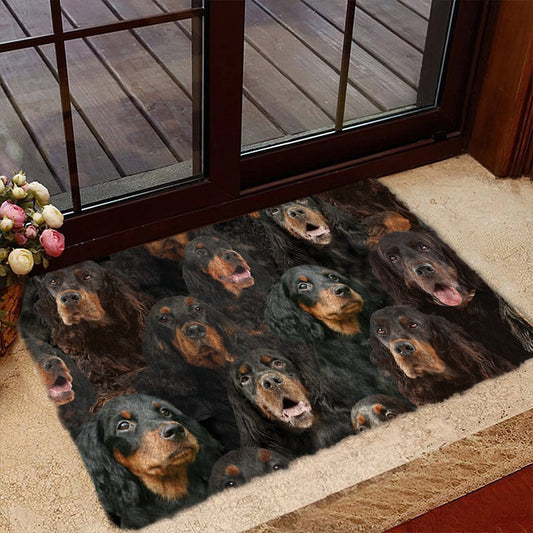 Groepje Gordon setter Deurmat