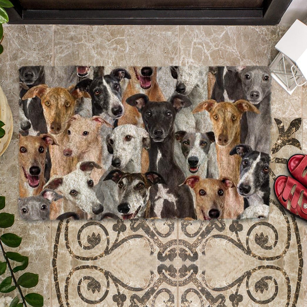Groepje Greyhounds Deurmat