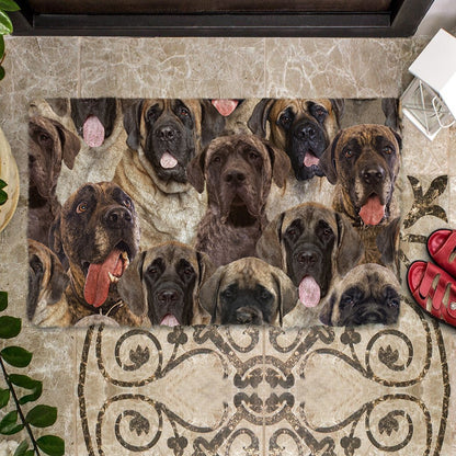 Groepje  Mastiff Deurmat