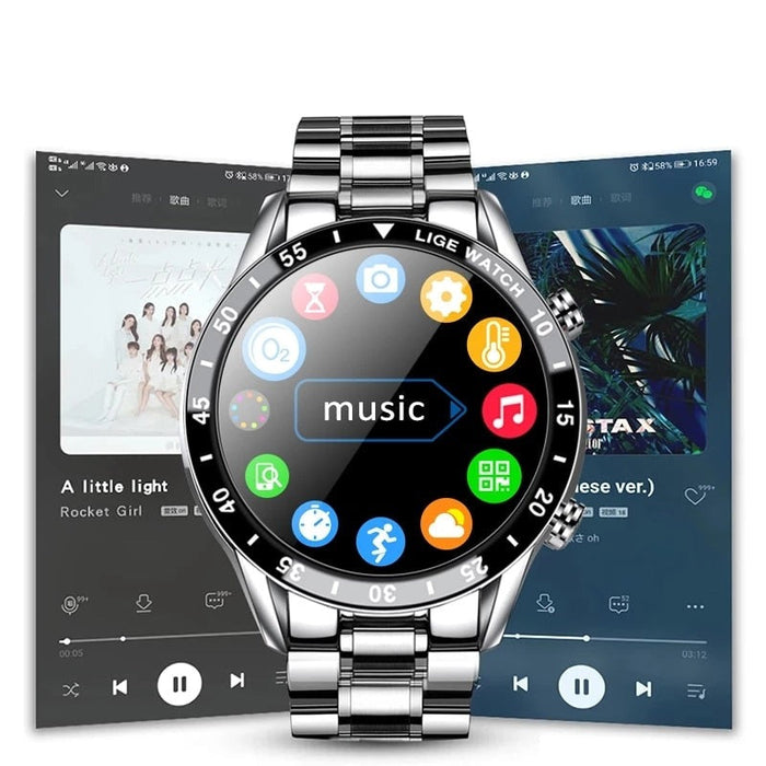 Luxe 4G Smartwatch – Stijlvolle Horloge met Oproepen, GPS & Gezondheidsfuncties