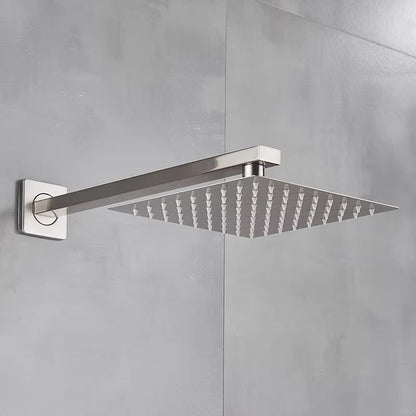 Doucheset Bolivia Premium 30 cm. regendouche vierkant 3-weg RVS geborsteld