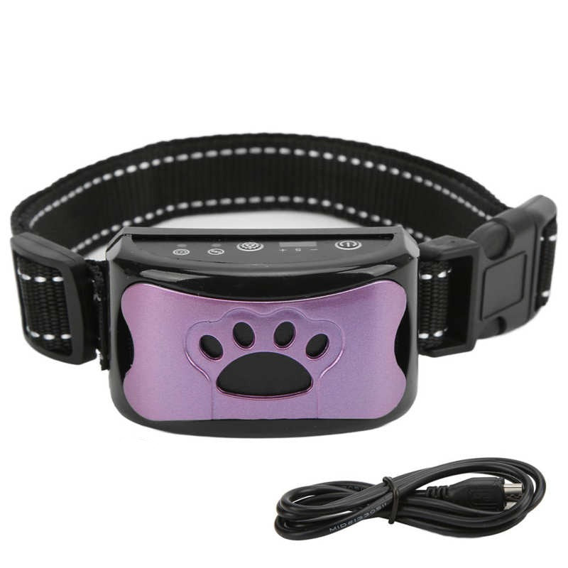 Pijnloze Anti-Blaf Halsband – Trillingen & Ultrasoon voor Honden