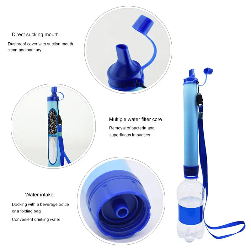 Draagbare Waterfilter met Viertraps Filtratiesysteem