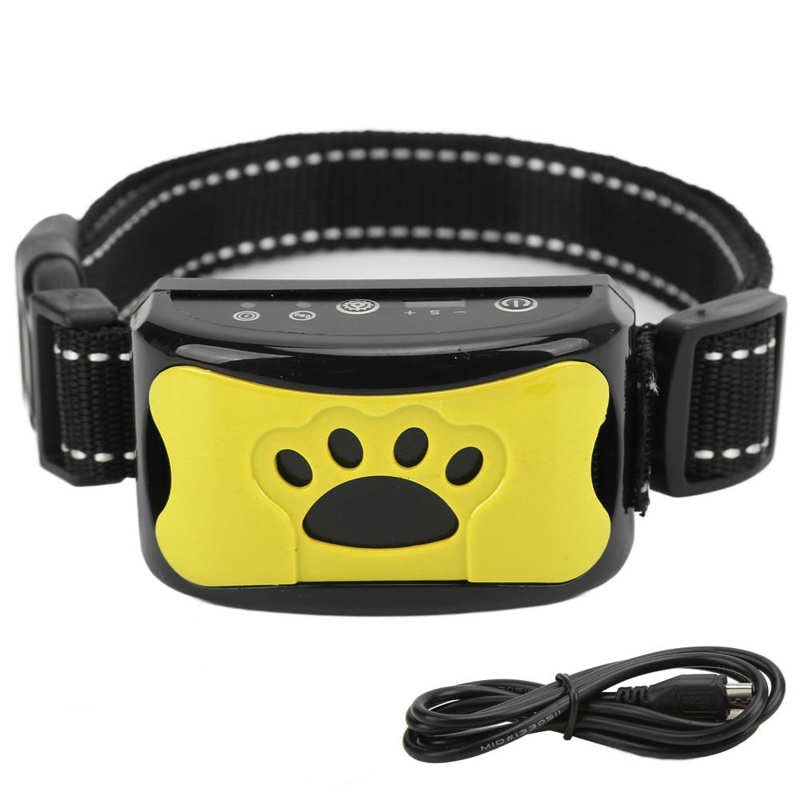 Pijnloze Anti-Blaf Halsband – Trillingen & Ultrasoon voor Honden