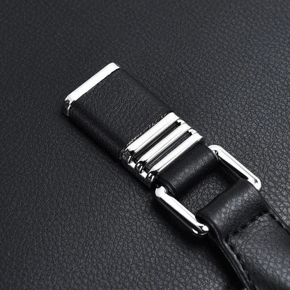 Luxe Leren Laptoptas met Schouderriem en Meerdere Vakken – Geschikt voor 14-15 inch Laptops