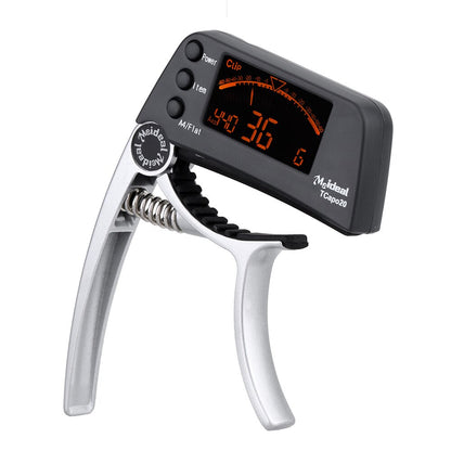 Capo & Tuner "TuneGrip" – 2-in-1 Gitaaraccessoire met LCD-scherm