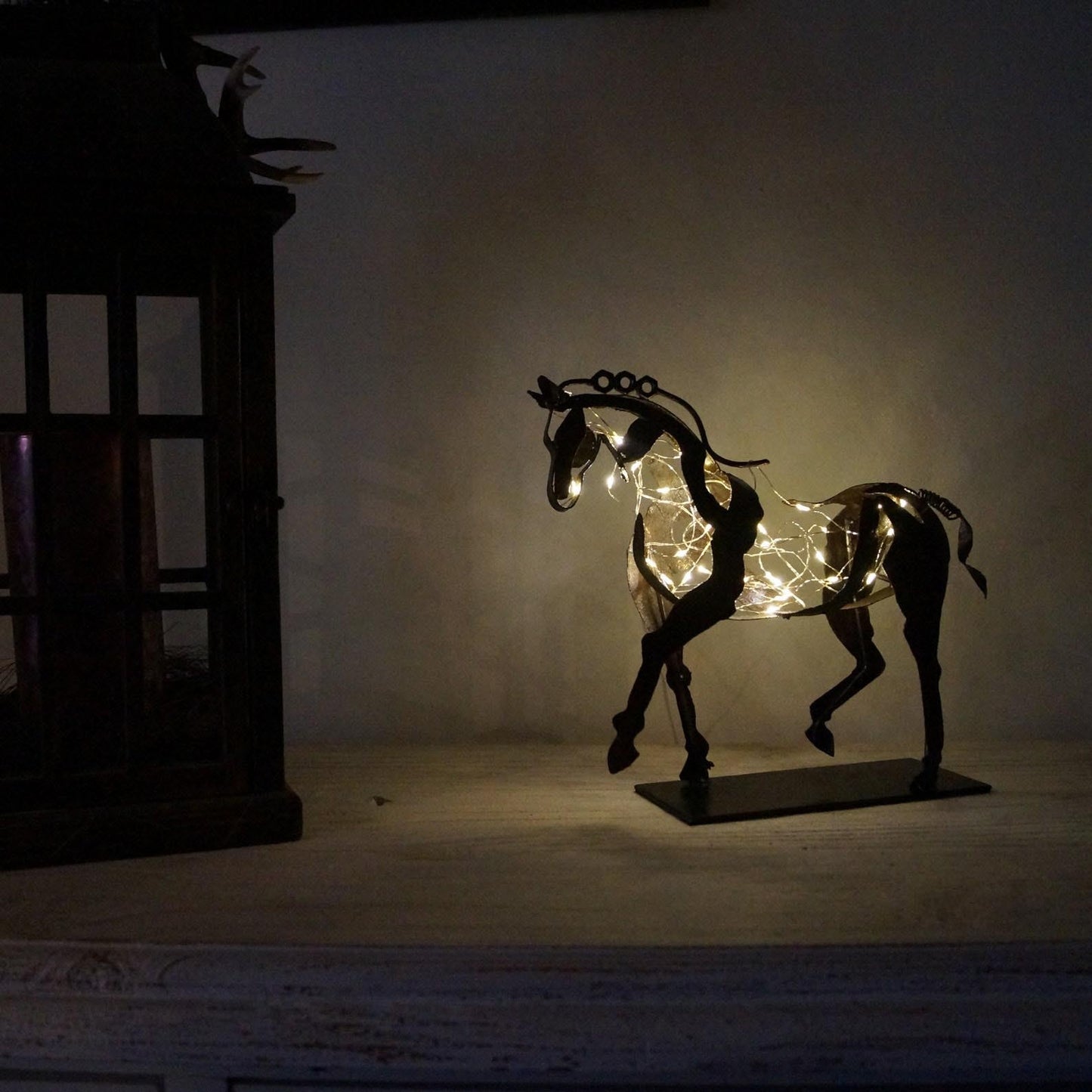 Handgemaakt Paarden Beeldje