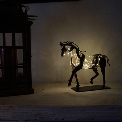 Handgemaakt Paarden Beeldje
