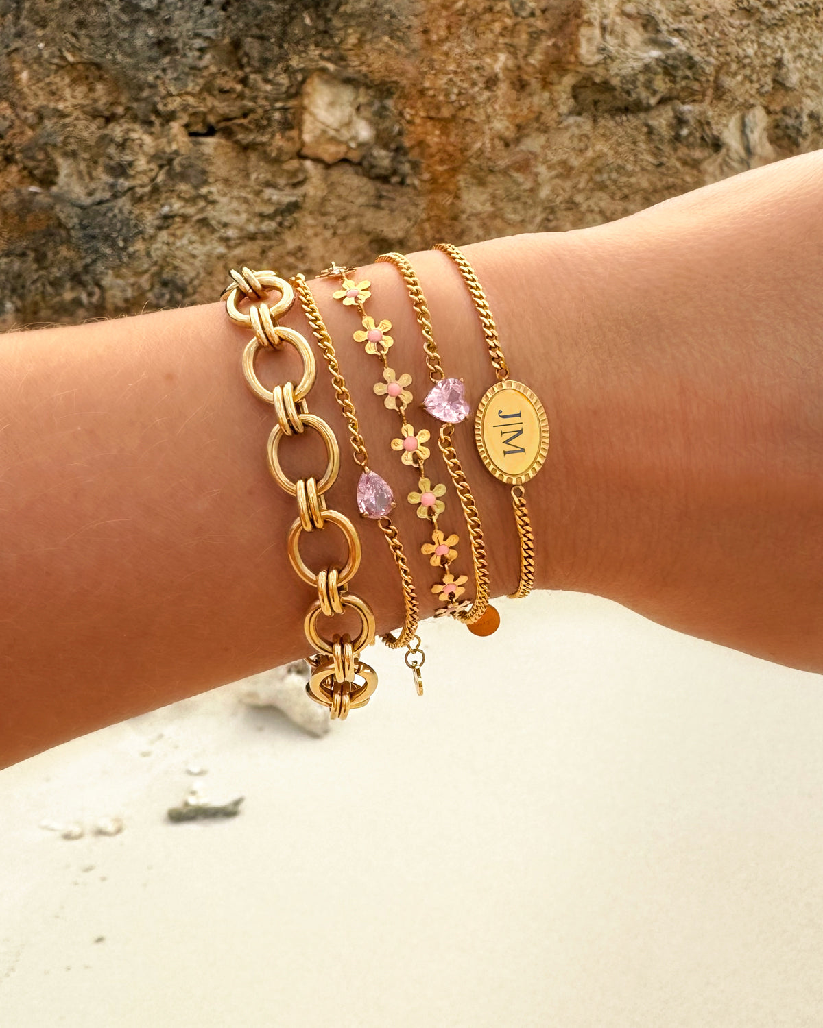 Harten Geluksarmband – Geboortesteen Armband met 12 Keuzeopties in Cadeaubox