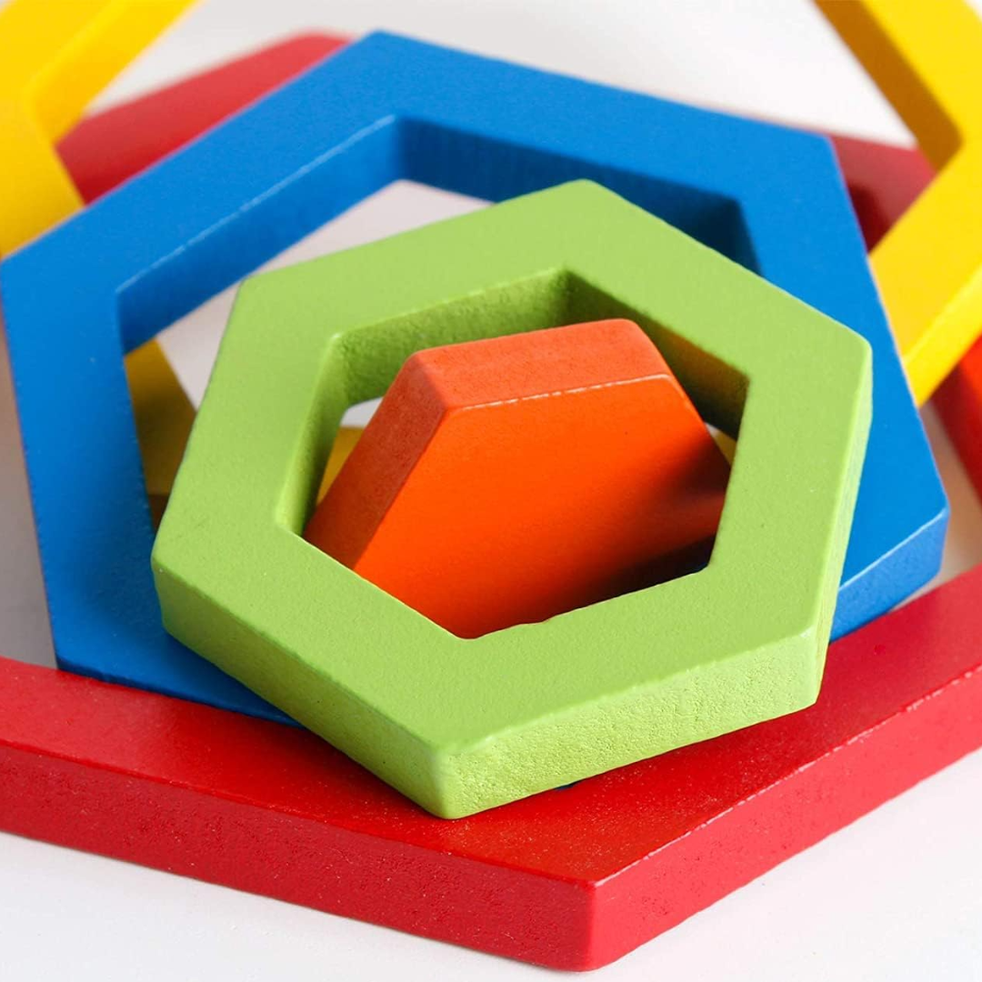 Houten Puzzel – Educatief Montessori Speelgoed van Duurzaam Beukenhout voor Peuters