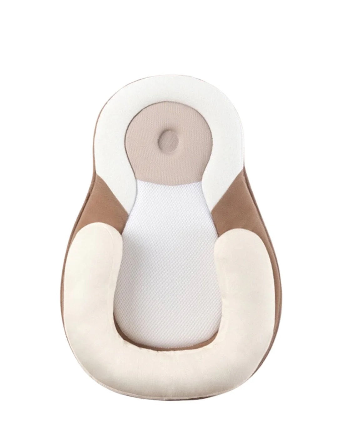 Babynest – Ergonomisch ontwerp met memory foam, ademend katoen – Geschikt voor baby's tot 12 maanden