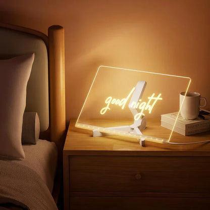 IllumiSchrijf LED Tekenbord – Herbruikbaar Lichtbord voor Creatieve Geesten