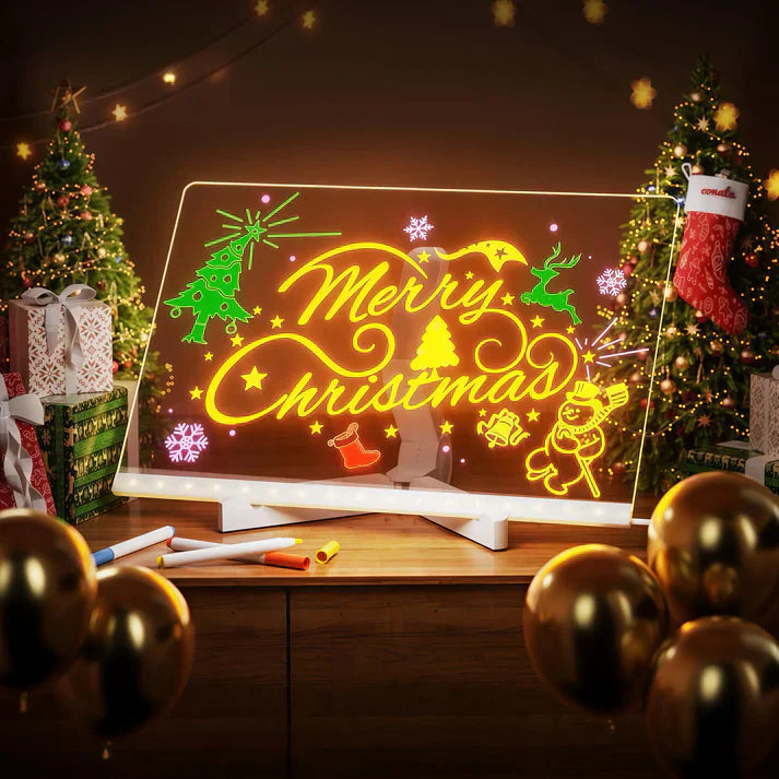 IllumiSchrijf LED Tekenbord – Herbruikbaar Lichtbord voor Creatieve Geesten