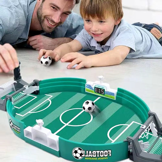Mini Tafelvoetbalspel – Compact en Duurzaam ABS, Voor 2 Spelers – Verbeter Hand-Oogcoördinatie