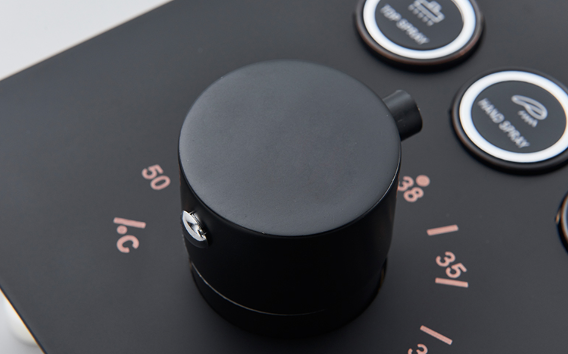 VoordeelPaleis® SmartPulse Thermostatische Mengkraan  Alicante 2 weg mat zwart