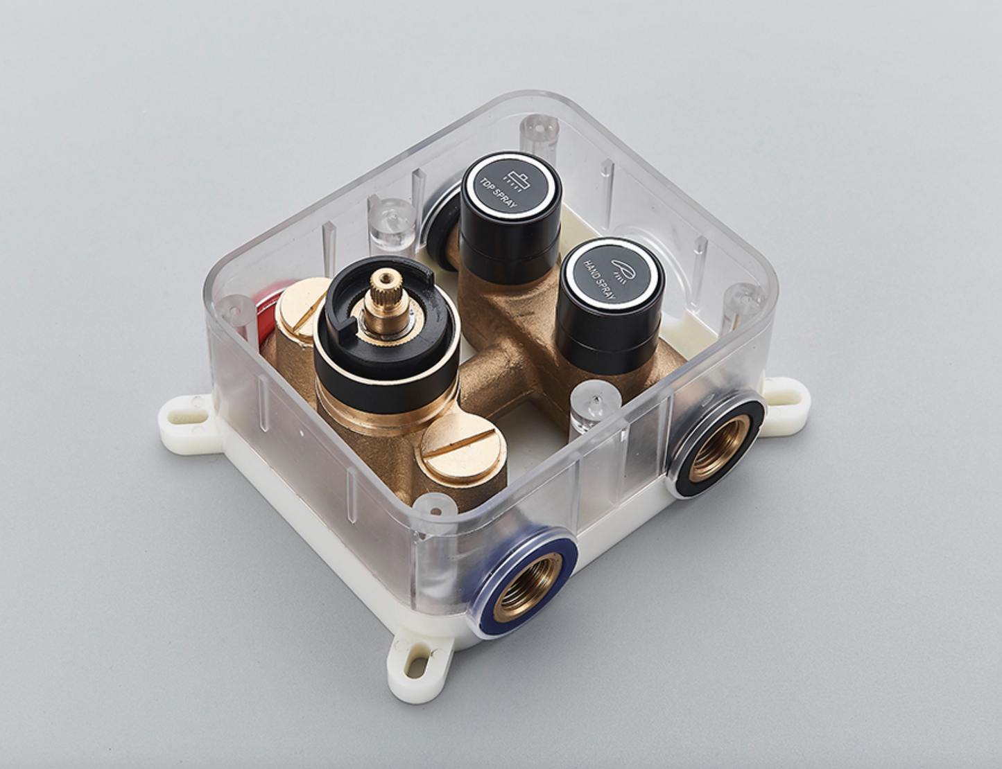 VoordeelPaleis® SmartPulse Thermostatische Mengkraan  Alicante 2 weg mat zwart