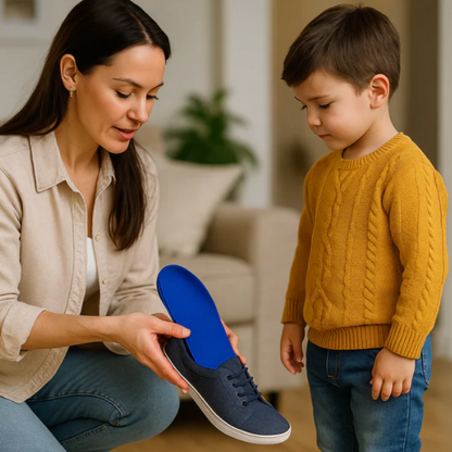 Inlegzolen – Comfortabel PU-schuim met Airtag-houder voor Kinderen en Ouderen – Veilig en Discreet