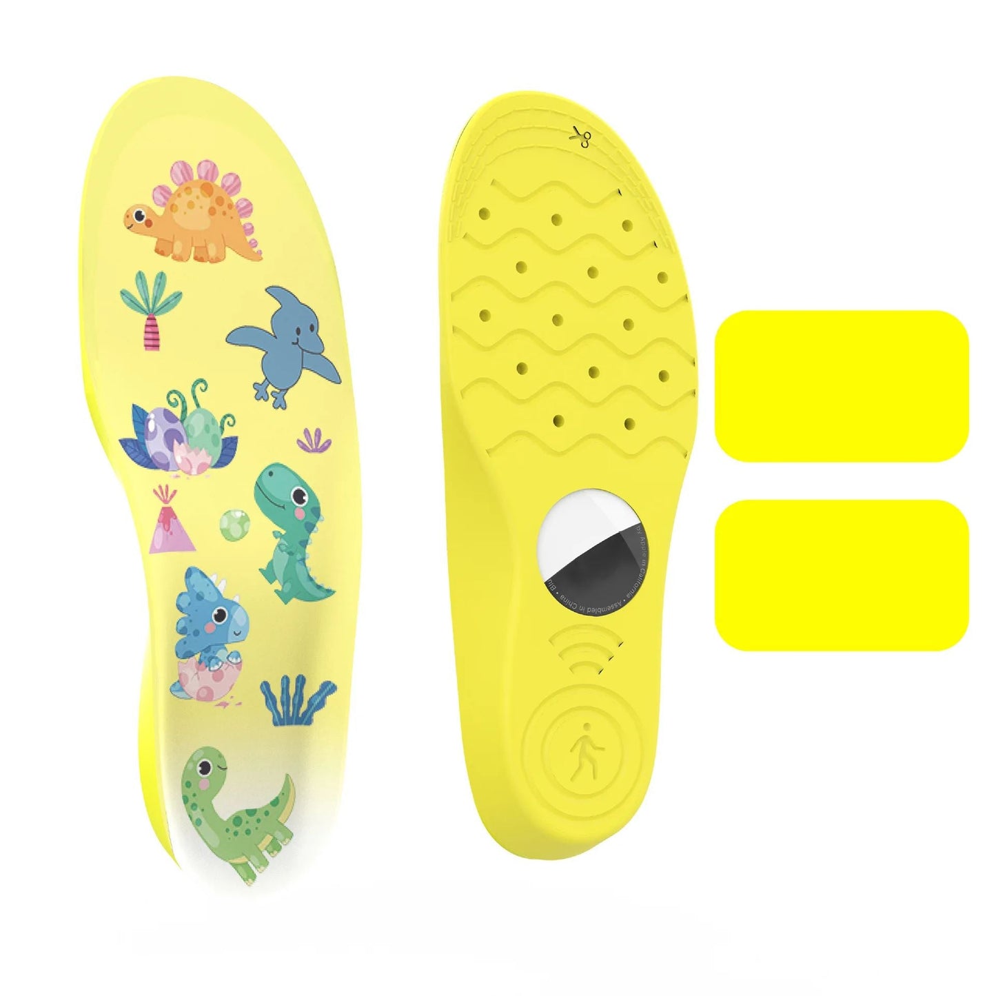 Inlegzolen – Comfortabel PU-schuim met Airtag-houder voor Kinderen en Ouderen – Veilig en Discreet