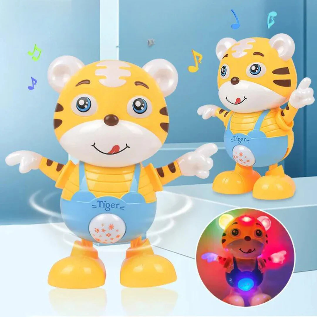 Interactieve Dansende Tijger – Muziek en LED-Lichtshow – Stimuleert Beweging en Creativiteit