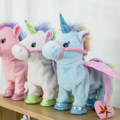 Interactieve Knuffel Eenhoorn – Zingt en Beweegt, Zacht Pluche – Stimuleert Creativiteit en Beweging