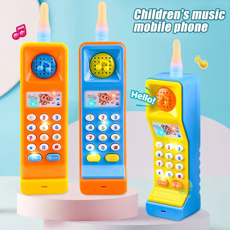 Interactieve Speeltelefoon – Muziek en Licht Ontdekken, Duurzaam en Kindvriendelijk