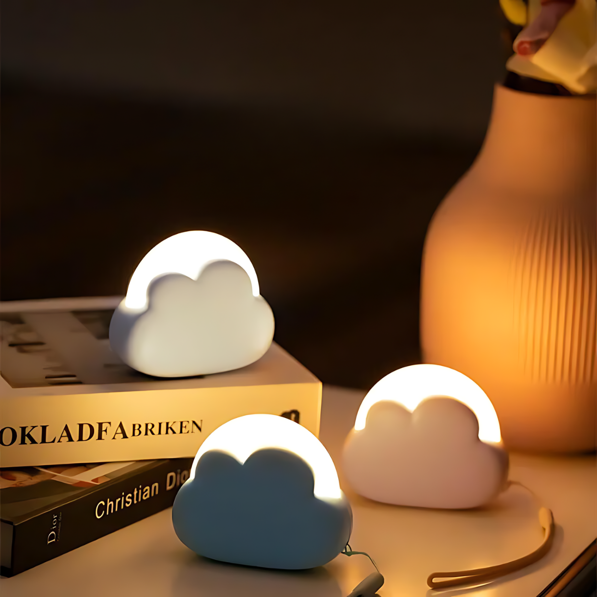 Nachtlampje Baby – Zacht LED Licht, Dimbaar en Oplaadbaar, BPA-vrij Siliconen – Voor Baby- en Kinderkamer