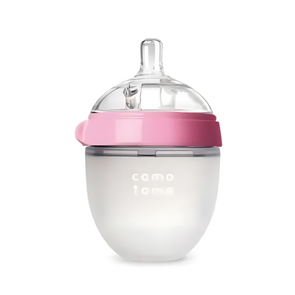 Babyfles – Zacht siliconen materiaal, Ergonomisch ontwerp, BPA-vrij – Veilig en comfortabel drinken