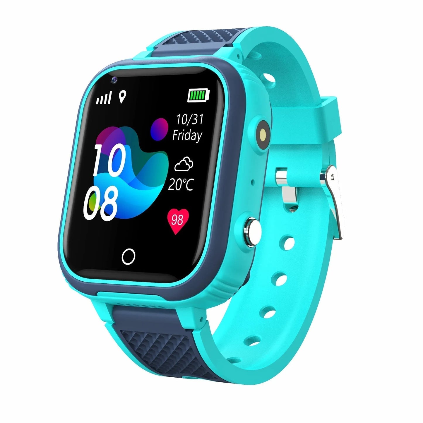 Kinder Smartwatch – GPS Tracking, Veilig Bellen en Educatieve Spelletjes – Waterdicht en Duurzaam