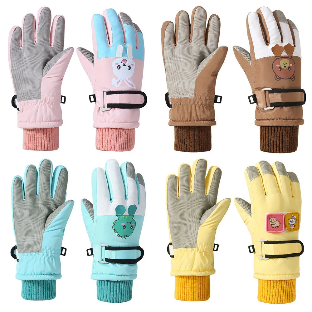 Kinderhandschoenen – Warm en Zacht Textiel, Ideaal voor Buitenactiviteiten in de Koude