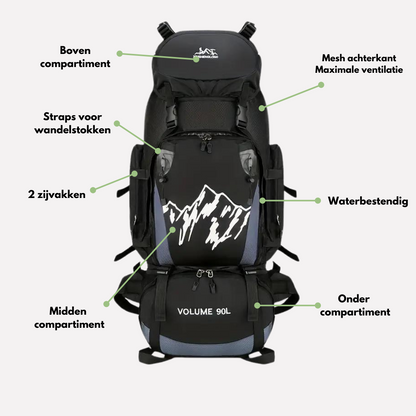 90L Backpack - Waterdicht