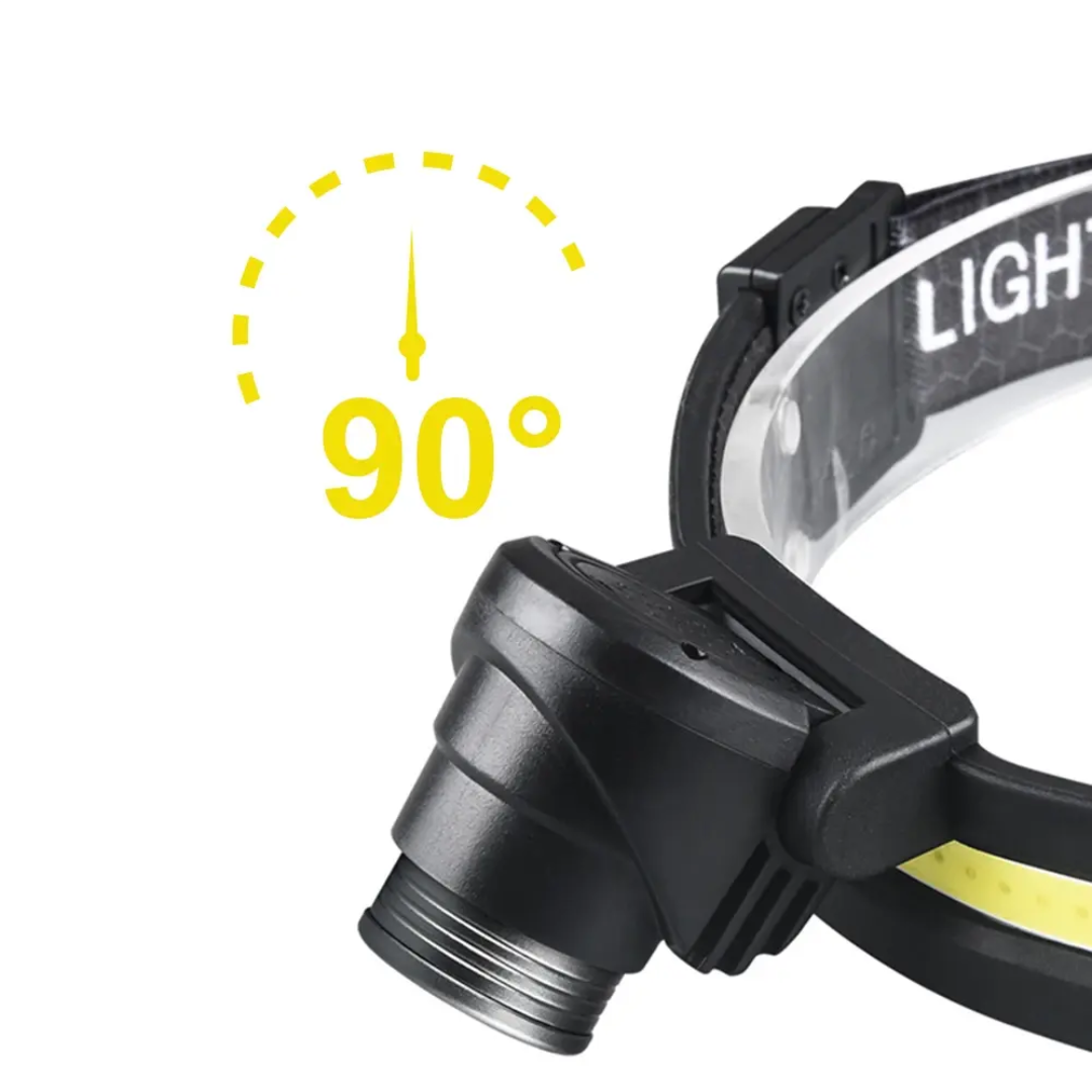 Sensor LED Hoofdlamp - Telescopisch