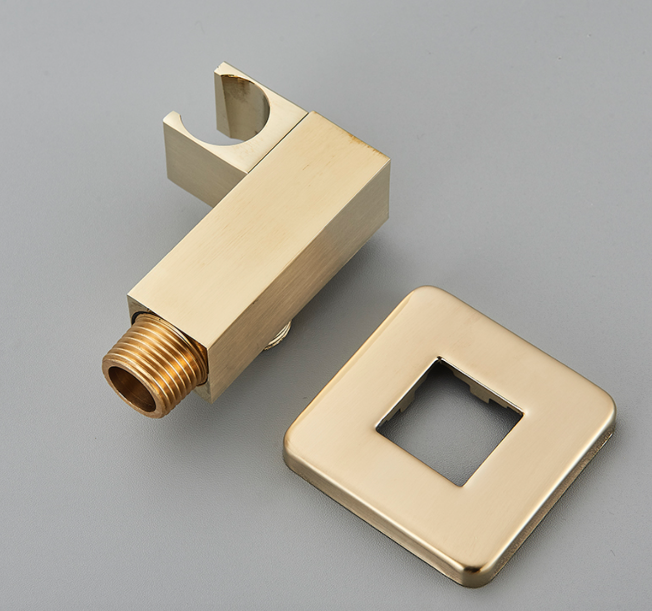 VoordeelPaleis® SmartPulse Plafond Thermostatische Komplete Doucheset Alicante 3 weg Inbouw Plafond LED regendouche La Paz Goud Geborsteld