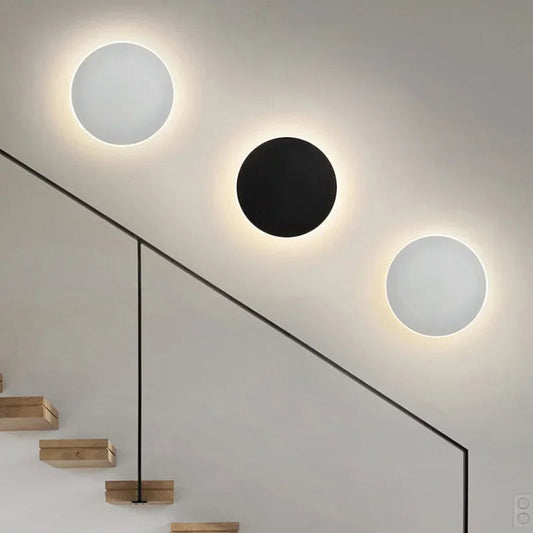 Lumeo LED Wandlamp Rond – Dimbaar, 20/30 cm – Aanraak & Sensorbediening