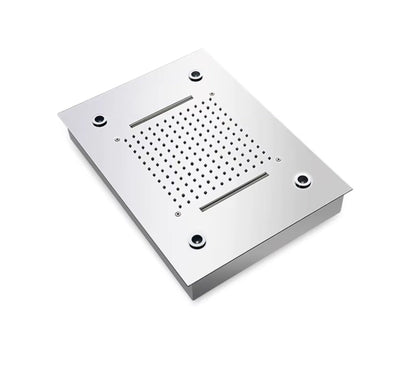 VoordeelPaleis® SmartPulse Plafond LED Remote Regendouche Inbouw 50 x 36 cm RVS geborsteld