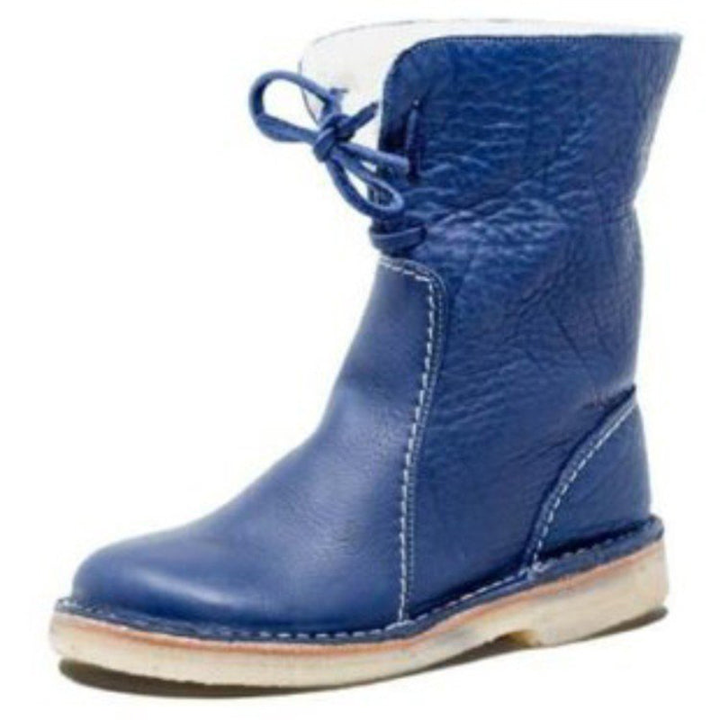 Leren antislip waterdichte bruine winterlaarzen