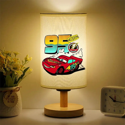 Lightning McQueen Nachttafel Lamp – Met Geluidscontrole en Oogbescherming voor Kinderen