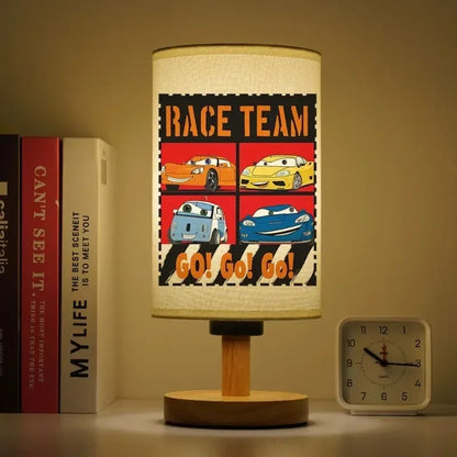 Lightning McQueen Nachttafel Lamp – Met Geluidscontrole en Oogbescherming voor Kinderen