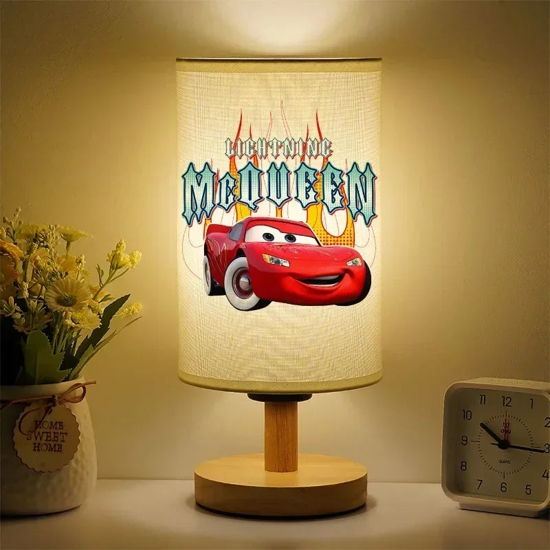 Lightning McQueen Nachttafel Lamp – Met Geluidscontrole en Oogbescherming voor Kinderen