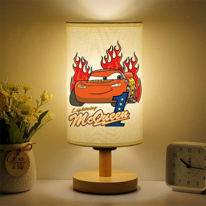 Lightning McQueen Nachttafel Lamp – Met Geluidscontrole en Oogbescherming voor Kinderen