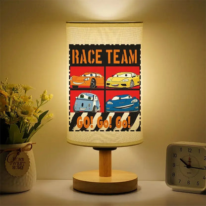 Lightning McQueen Nachttafel Lamp – Met Geluidscontrole en Oogbescherming voor Kinderen