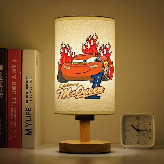 Lightning McQueen Nachttafel Lamp – Met Geluidscontrole en Oogbescherming voor Kinderen