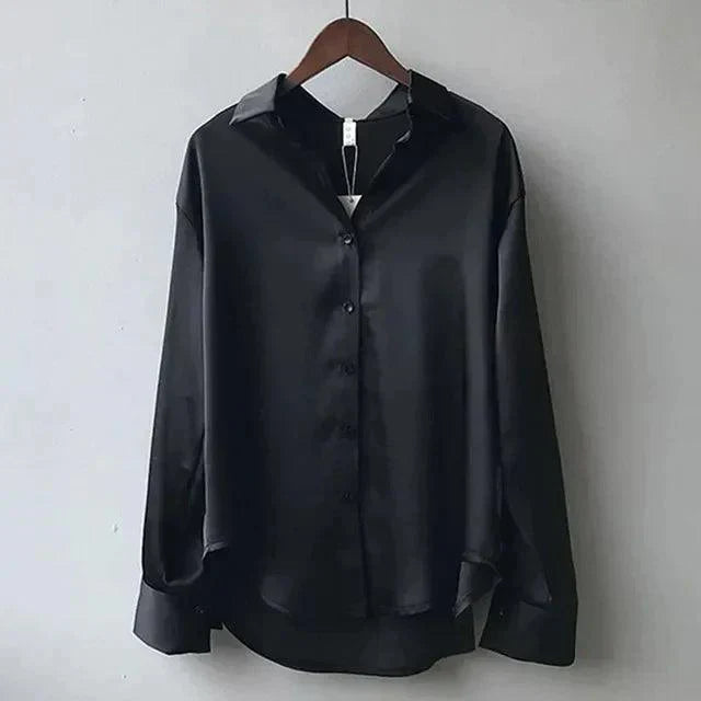 Luxe Satijnen Blouse | Tijdloze Elegantie en Comfort