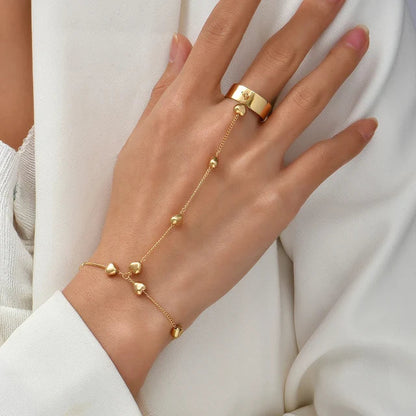 LuxeJewels Creatieve Kleine Ketting Armband Vinger Ringen